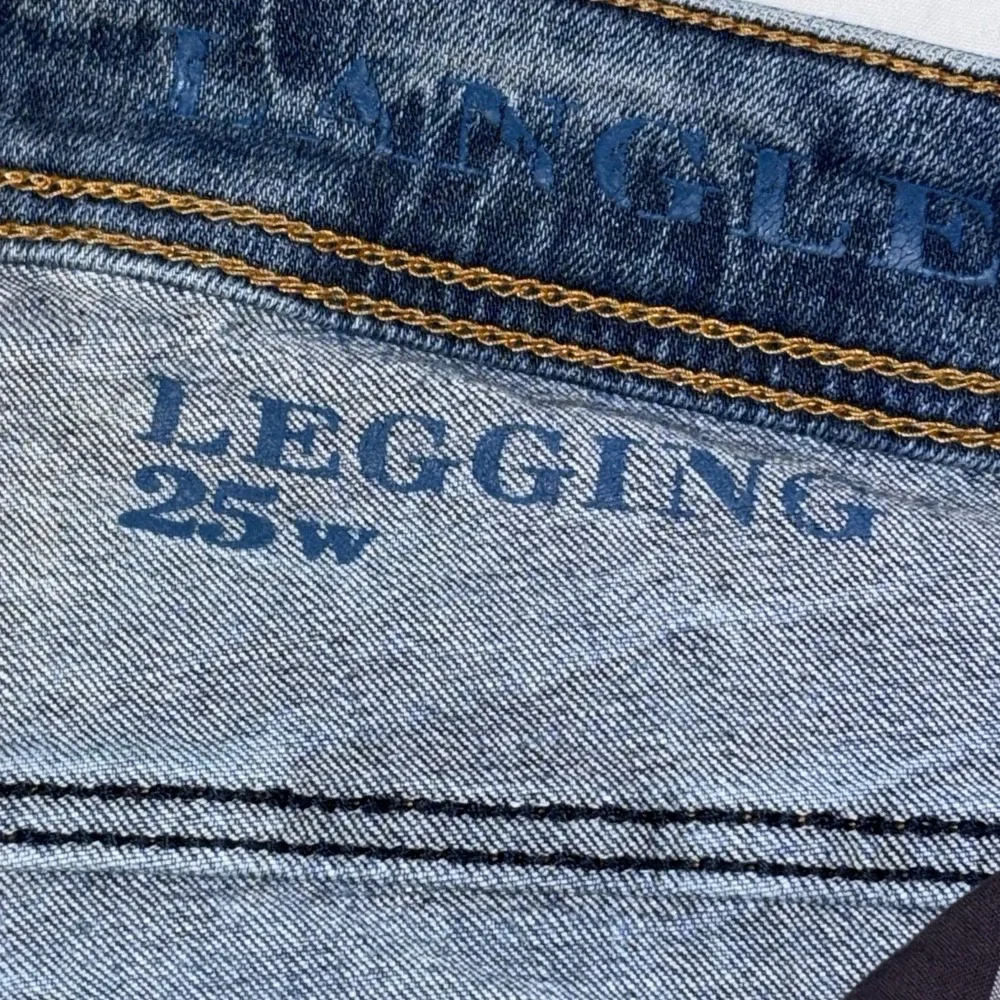 Burberry Brit Blue Washed Denim Langley Skinny Leggings Size 25‎ - Picture 5 of 10
